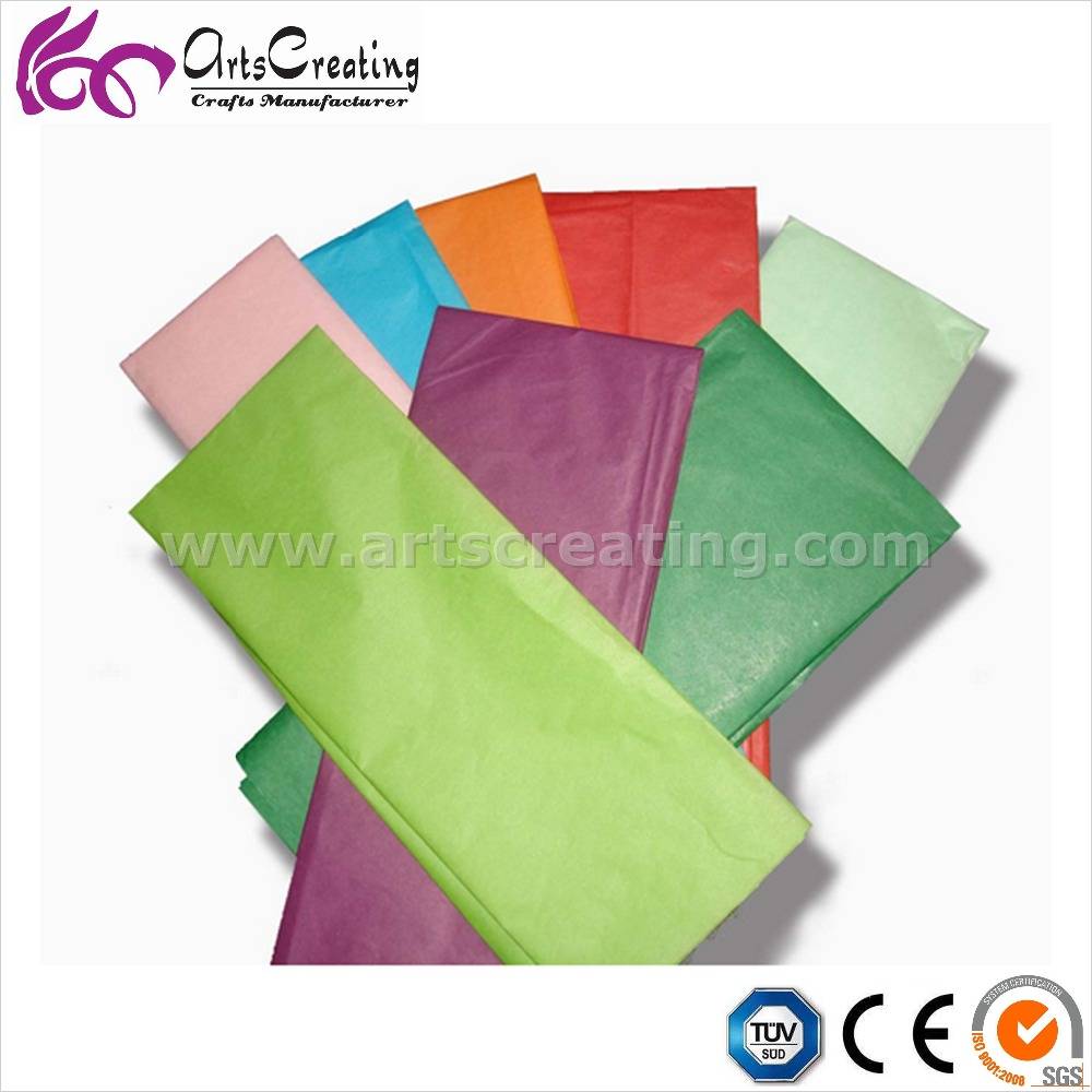 Size 50 X70cm Papel Seda / Mf Mg Acid Lint Free Pantone Color Kraft Tissue Paper