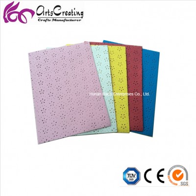 pattern design punched goma breathable eva 2mm craft foam sheets